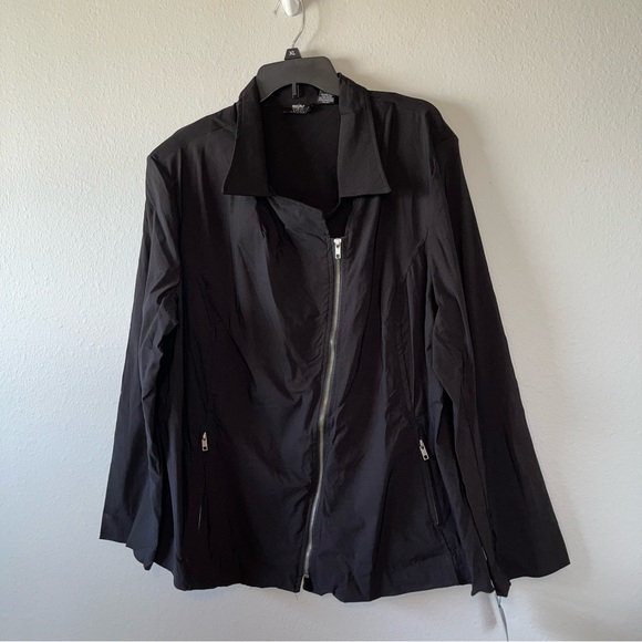 Mossimo Jackets & Blazers - Mossimo Zip Black Jacket Size 22W